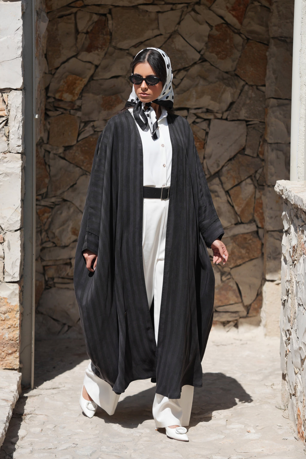 بشت حرير مقلم