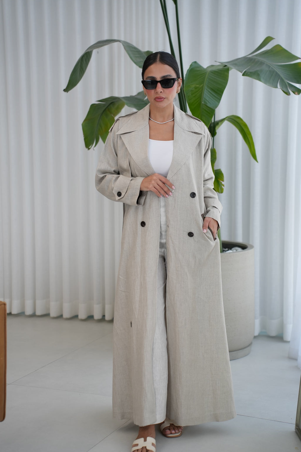 ترانشكوت لينن بيور