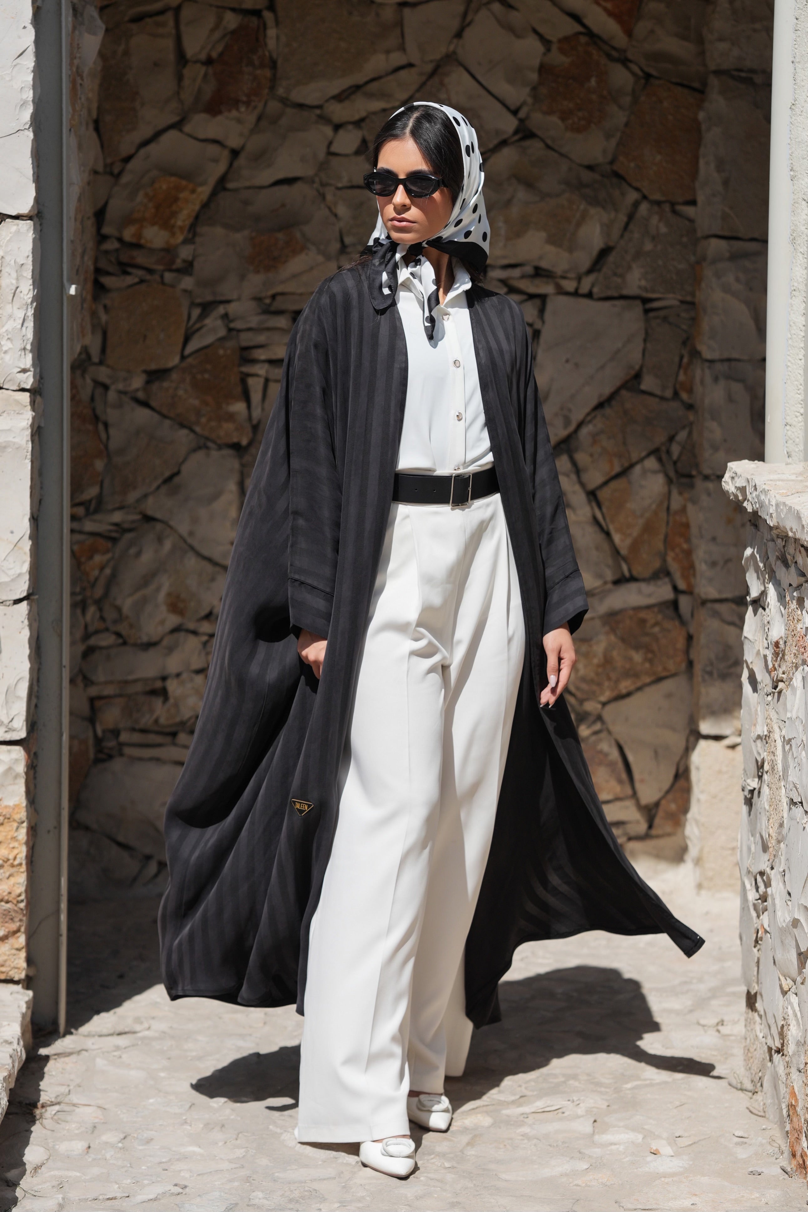 بشت حرير مقلم