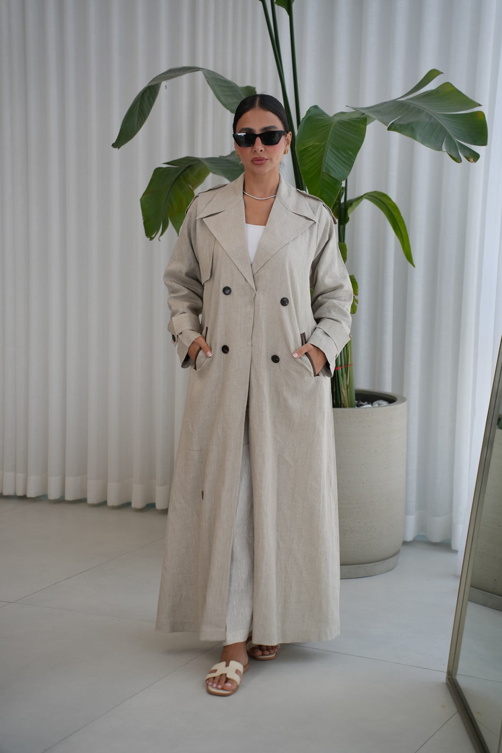 ترانشكوت لينن بيور