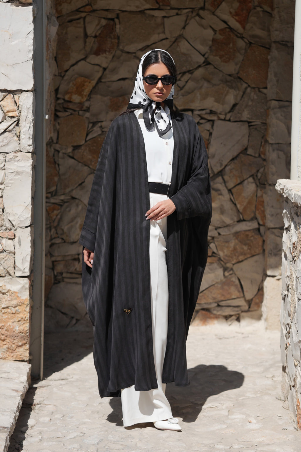 بشت حرير مقلم