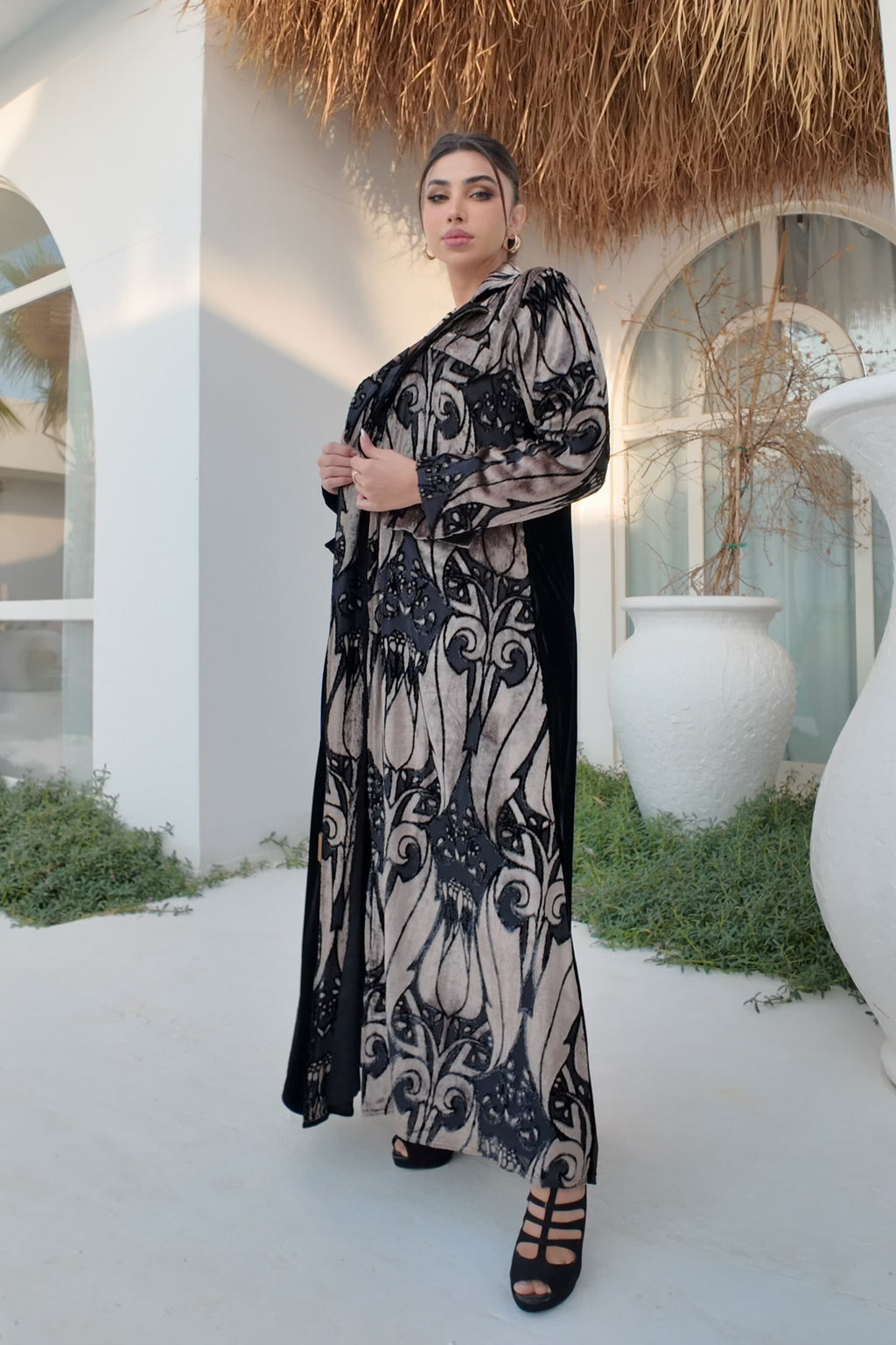 بليزر مخمل شيفون بيور