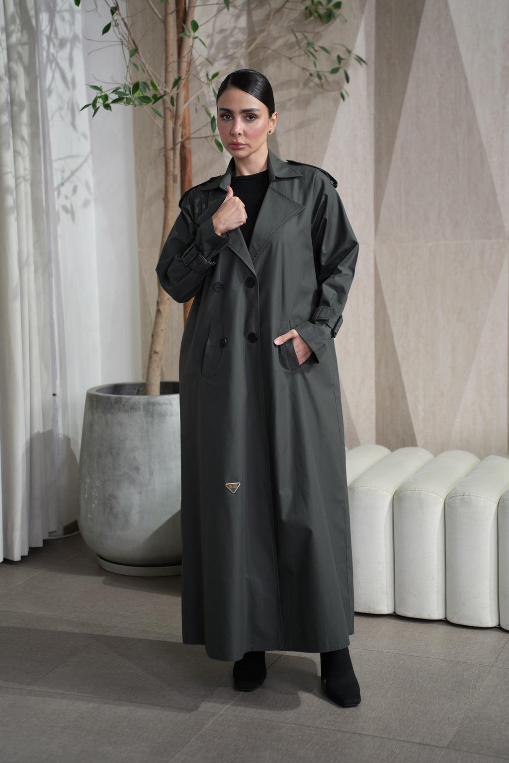 ترانشكوت مكس مارا رمادي