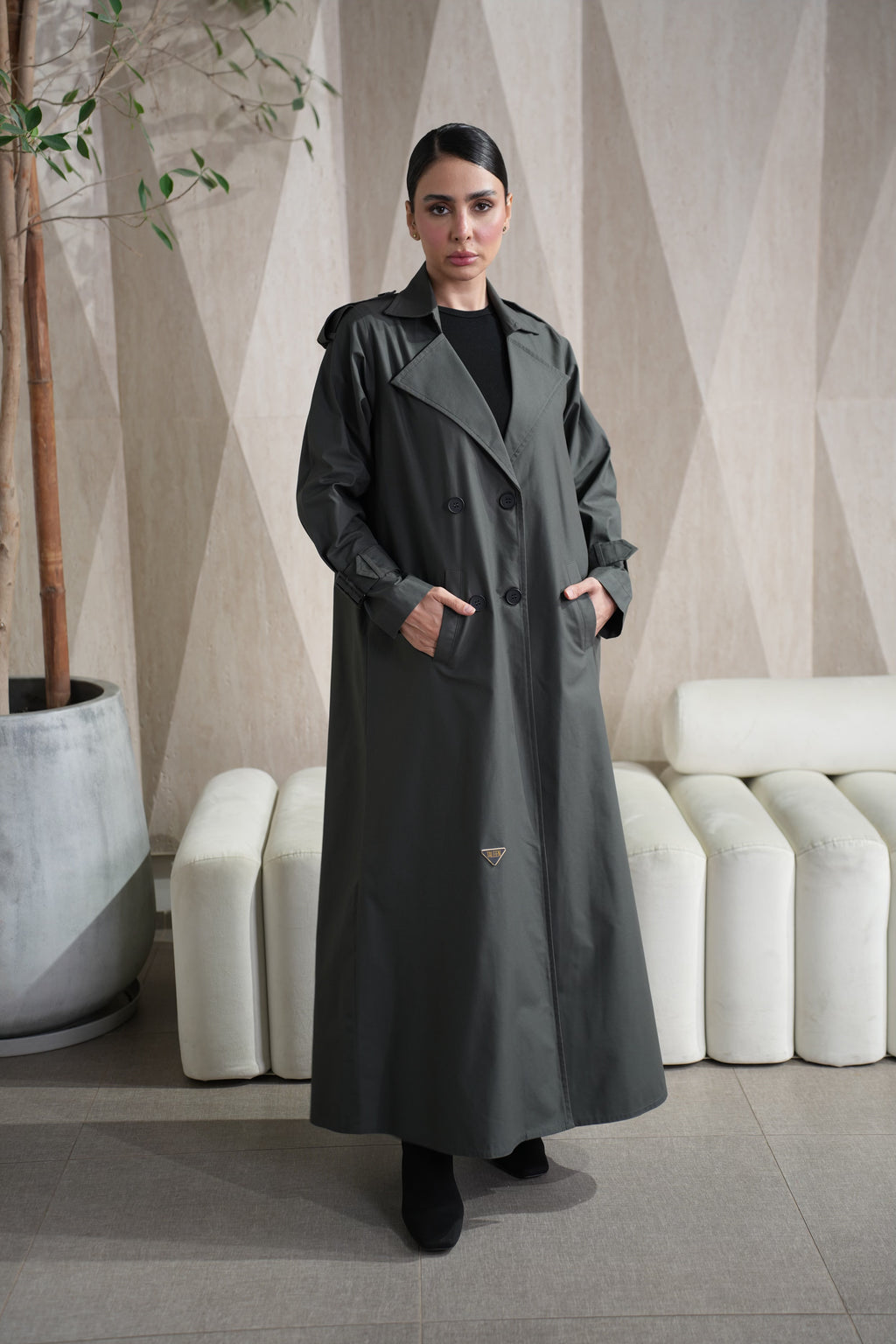 ترانشكوت مكس مارا رمادي