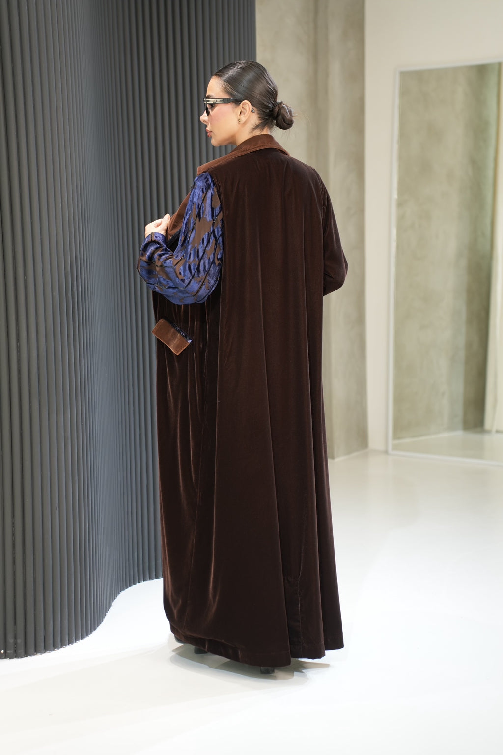 بليزر مخمل شيفون بيور