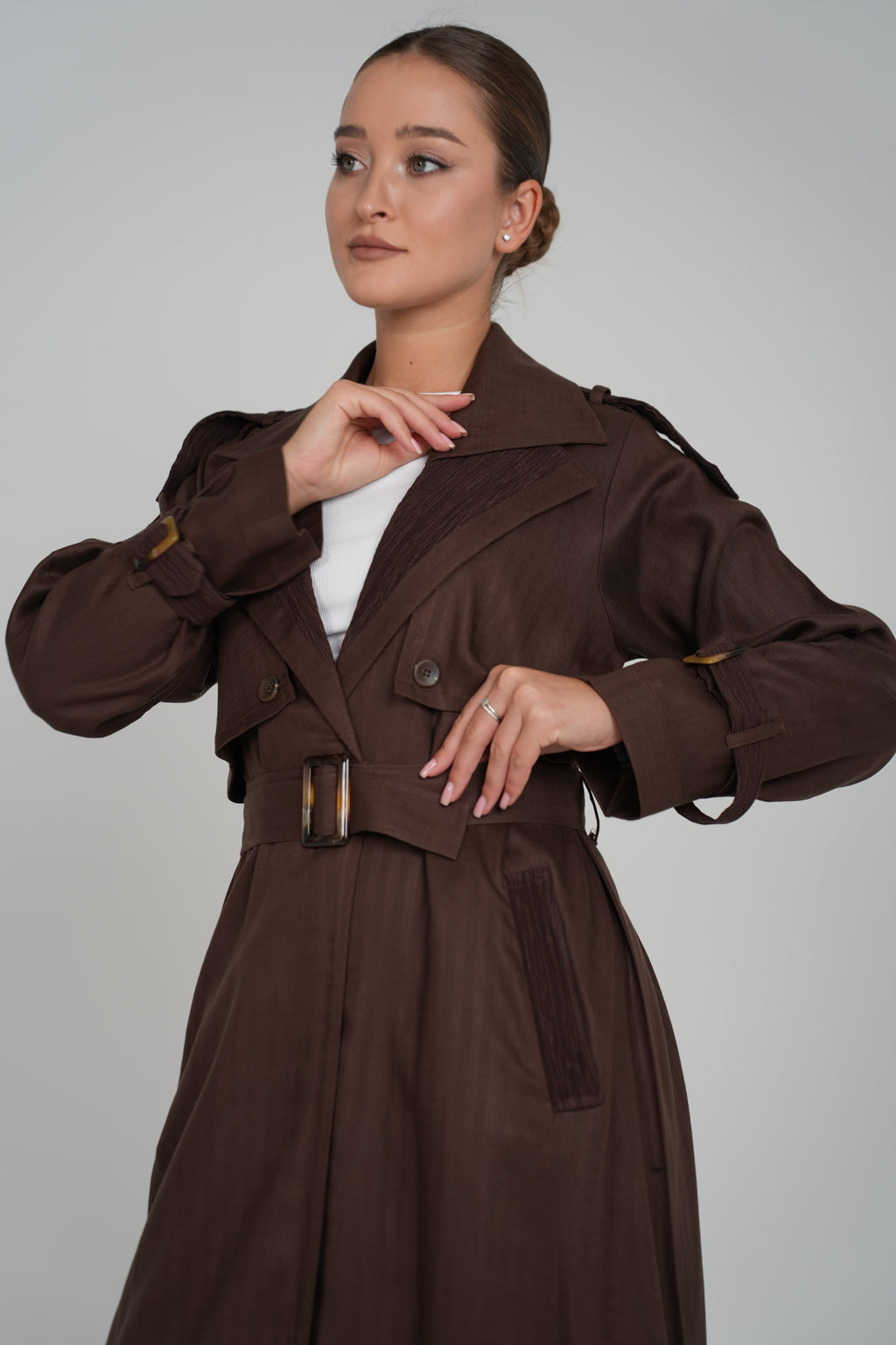 ترانشكوت لينن ورتيكال