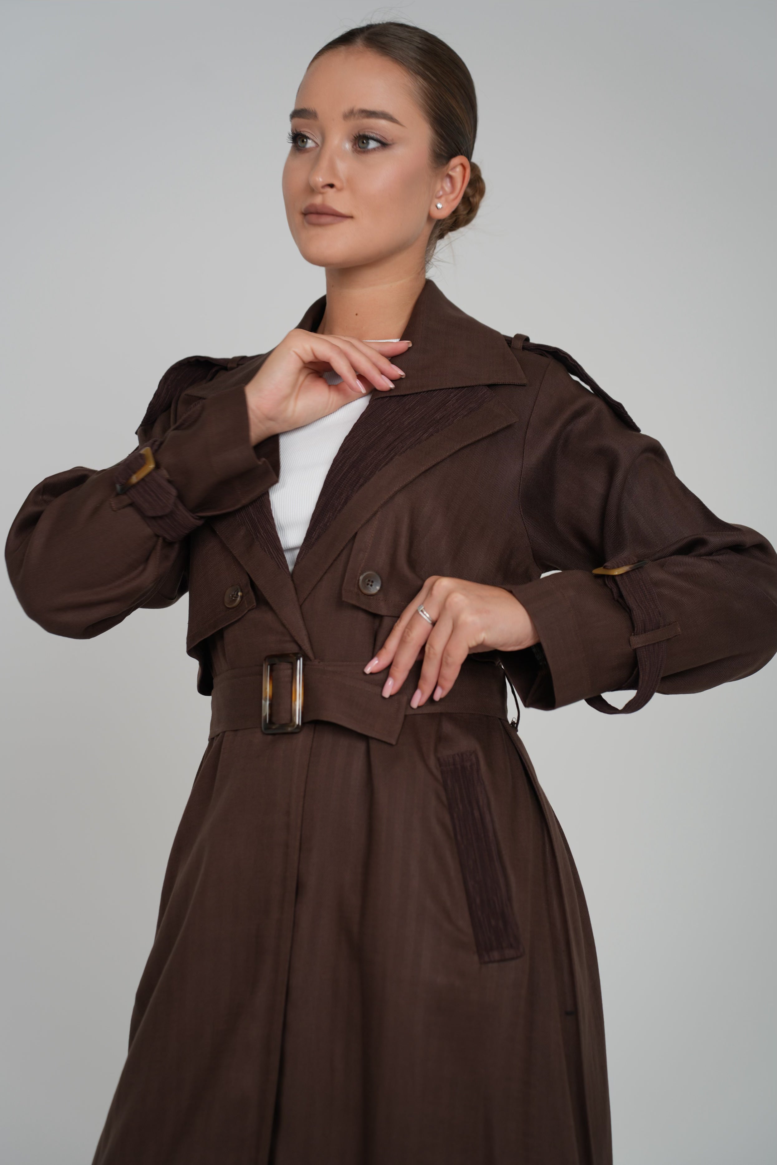 ترانشكوت لينن ورتيكال